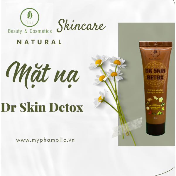 Mặt nạ thải độc, hút nám, sáng da Dr Skin Detox Olic mẫu mới 20ml