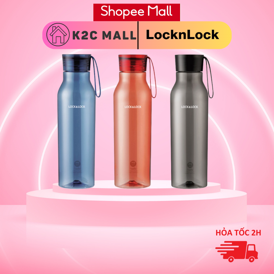 Bình Nước LocknLock Nhựa Tritan 750ml, Bình đựng nước Lock&Lock Eco Bottle ABF664 K2Cmall