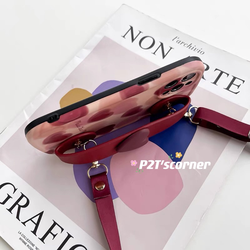 Ốp tim kèm dây đeo