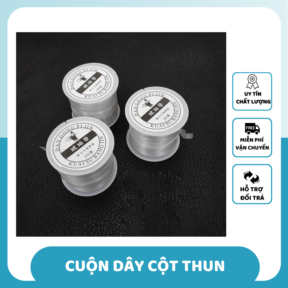 1 Cuộn Dây Cột Thun ( Loại Dẹp )