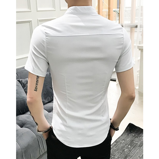 Áo sơ mi cộc tay có khóa, trẻ trung, mát mẻ MÃ- T11