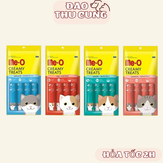 ME-O CREAMY TREAT (1 thanh 15gr) BÁNH THƯỞNG DẠNG KEM ME-O Pate súp thưởng cho mèo vâng lời