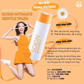 Dung dịch vệ sinh Cao cấp Scion Feminine Wash Nuskin 200ml HÀNG CHÍNH HÃNG