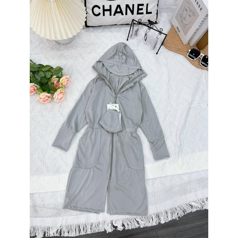 Ao chống nắng dáng dài toàn thân cho bé tặng kèm khẩu trang