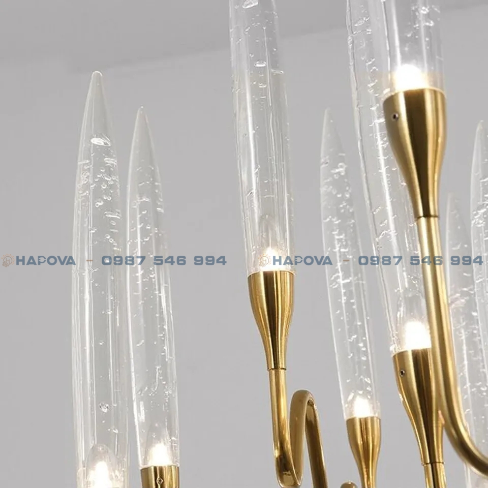 Đèn trần phòng khách HAPOVA DELA 2039 đường kính 1000mm