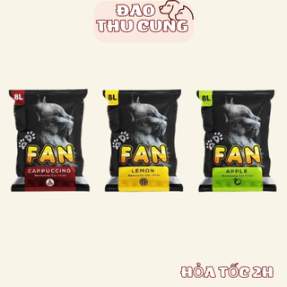 Fan 8L Cát vệ sinh cho mèo loại khong mùi vón cục nhanh