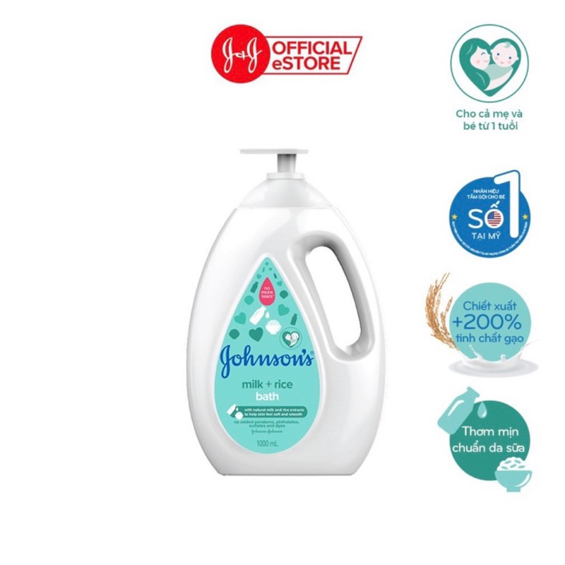 Sữa tắm Johnson Baby 1000ml