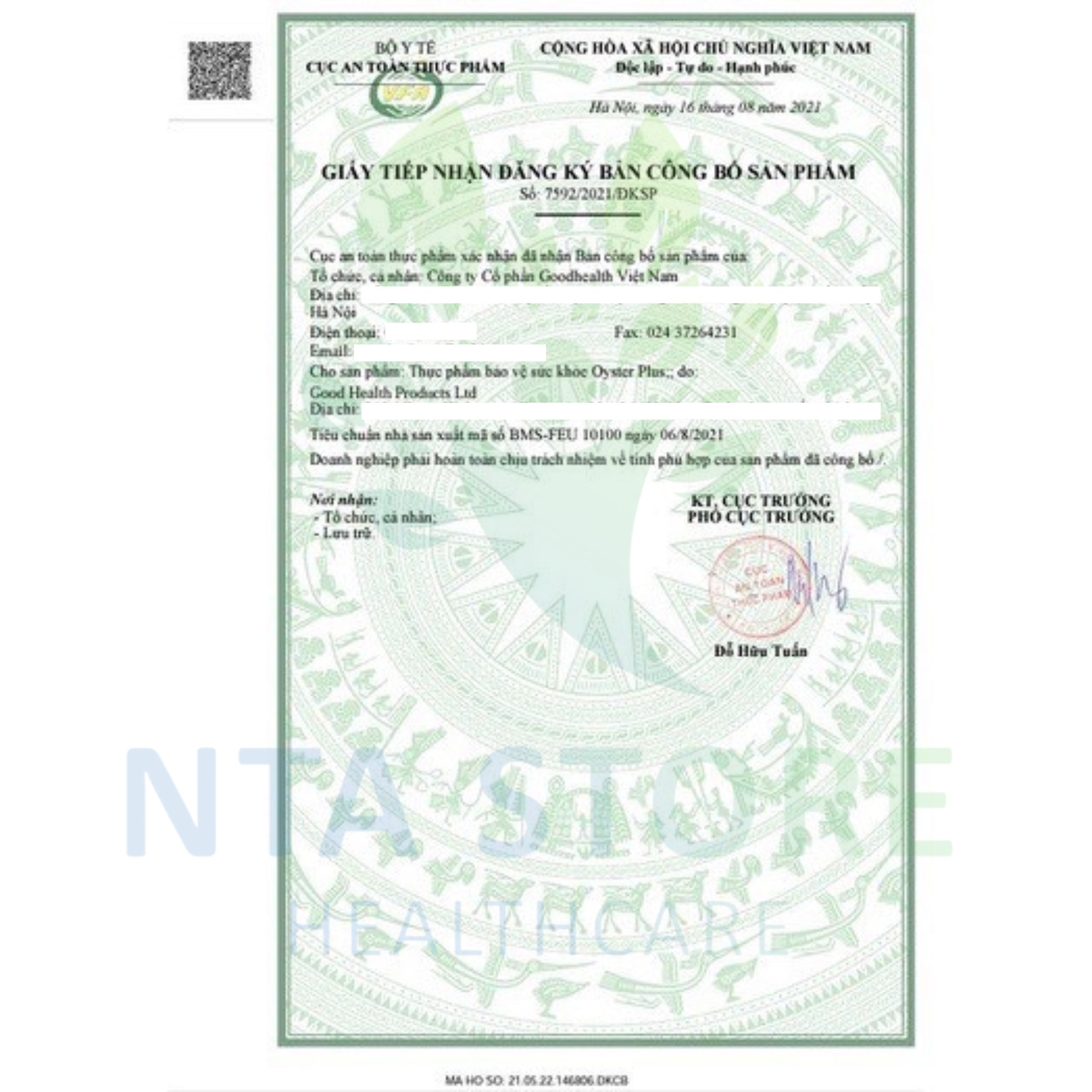 Tinh Chất Hàu Oyster Plus ZinC Goodhealth 60 viên - Viên Hàu Úc Oyster Plus