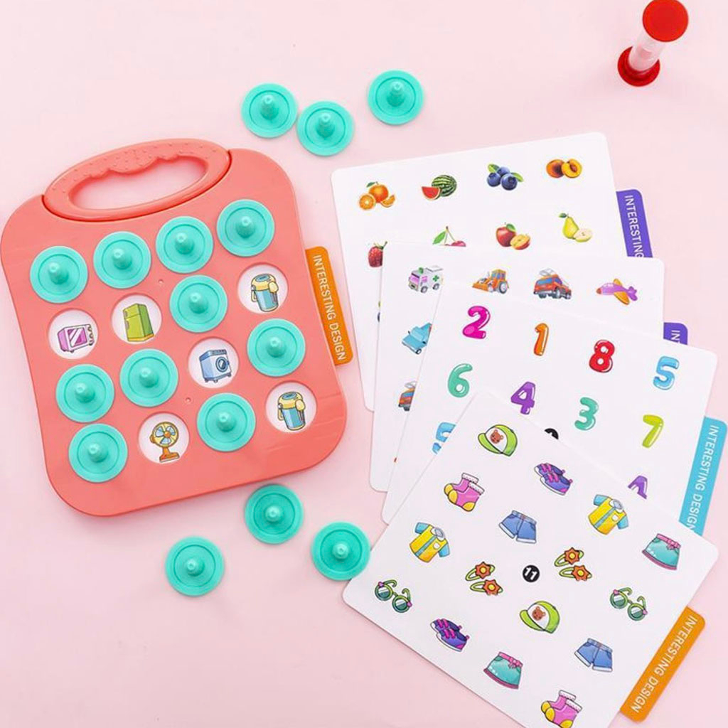 Đồ chơi lật hình luyện trí nhớ Montessori giúp bé tăng khả năng nhận biết, ghi nhớ hình ảnh_ SP23