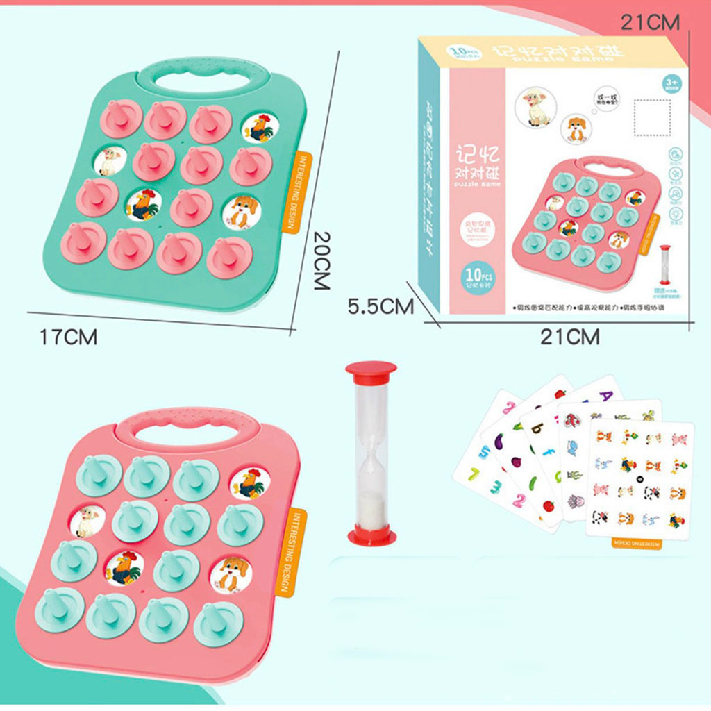 Đồ chơi lật hình luyện trí nhớ Montessori giúp bé tăng khả năng nhận biết, ghi nhớ hình ảnh_ SP23