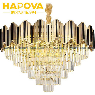 Đèn trần trang trí hiện đại đường kính 600mm HAPOVA SHREE 0925 bóng led chuyên dụng