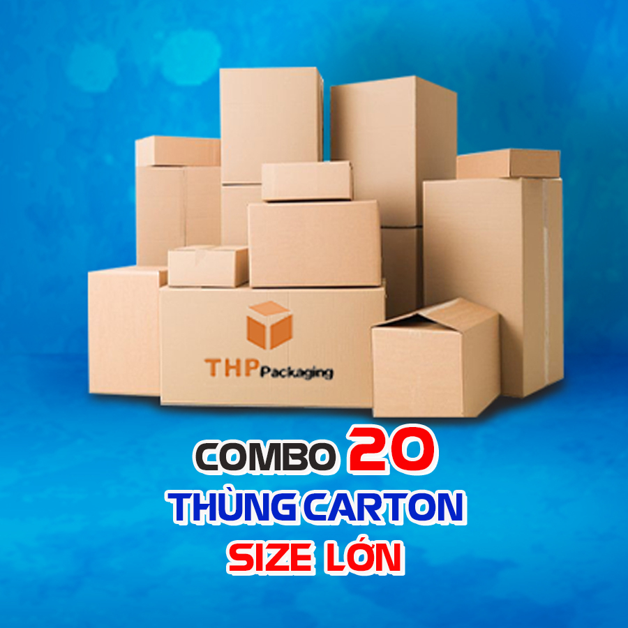 Combo 20 thùng carton size lớn