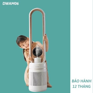 Quạt Không Cánh Phun Sương Lọc Không Khí DWAM06 – 32 Tốc Độ Gió –Khử Mùi Khử Trùng UV-Thiết Kế Cải Tiến