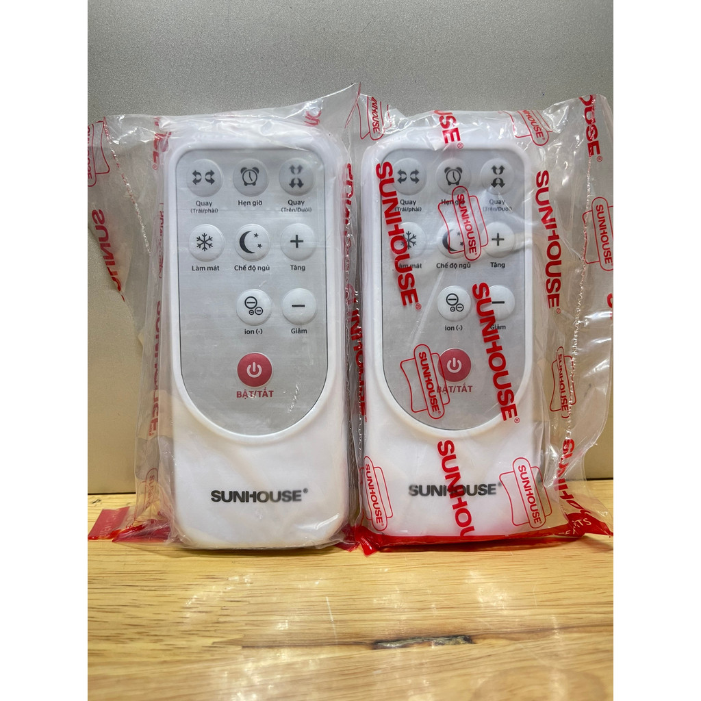 Remote, Điều Khiển Quạt Sunhouse SHD7719,7720,7721,7722,7723  Chính Hãng Mới 100%