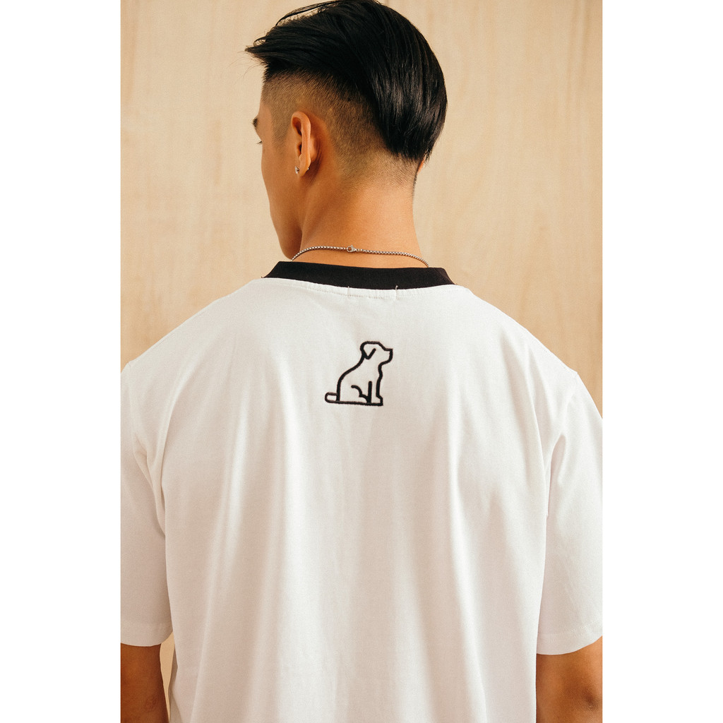 Áo Thun Hướng Nội Yêu Chó - Trắng - Introvert Boy Club