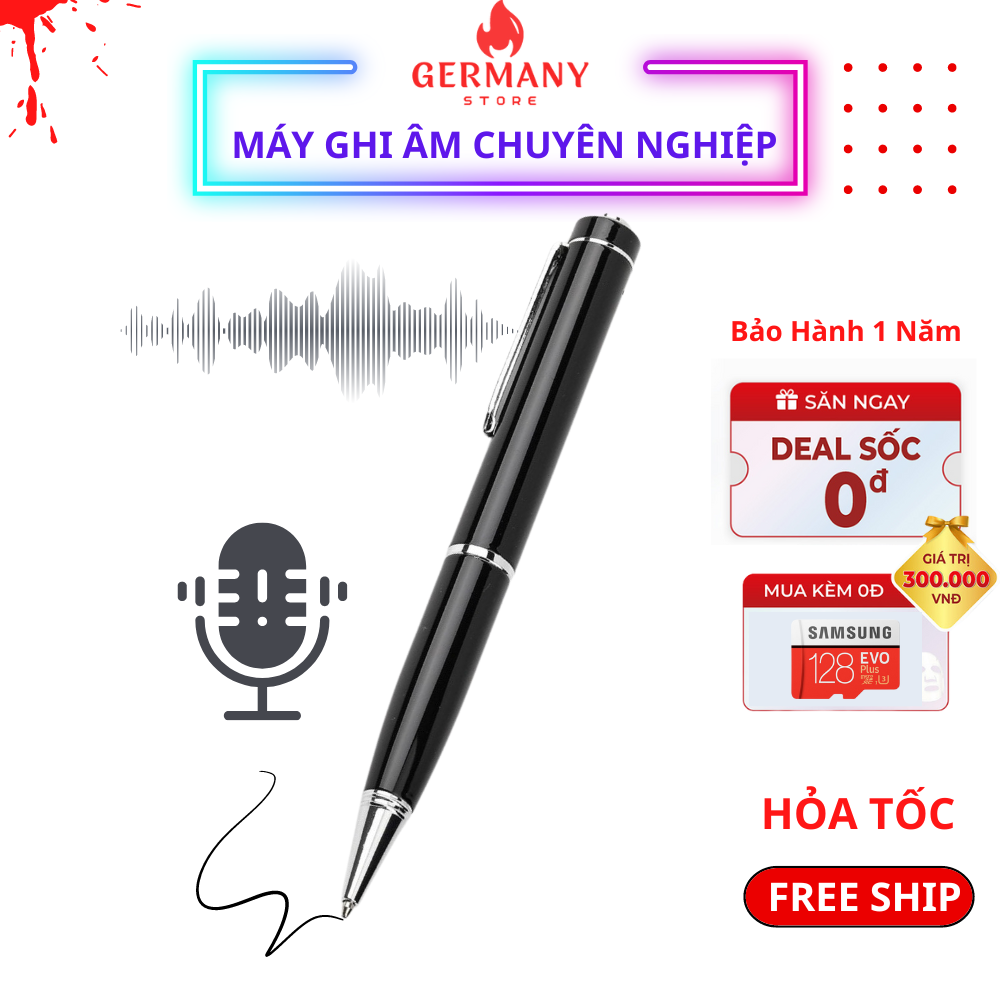 Máy ghi âm ,Máy nghe lén A90 dung lượng 8-32GB ghi âm trong lọc tiếng ồn tốt ,Máy ghi âm giấu kín chuyên nghiệp bh 1 năm