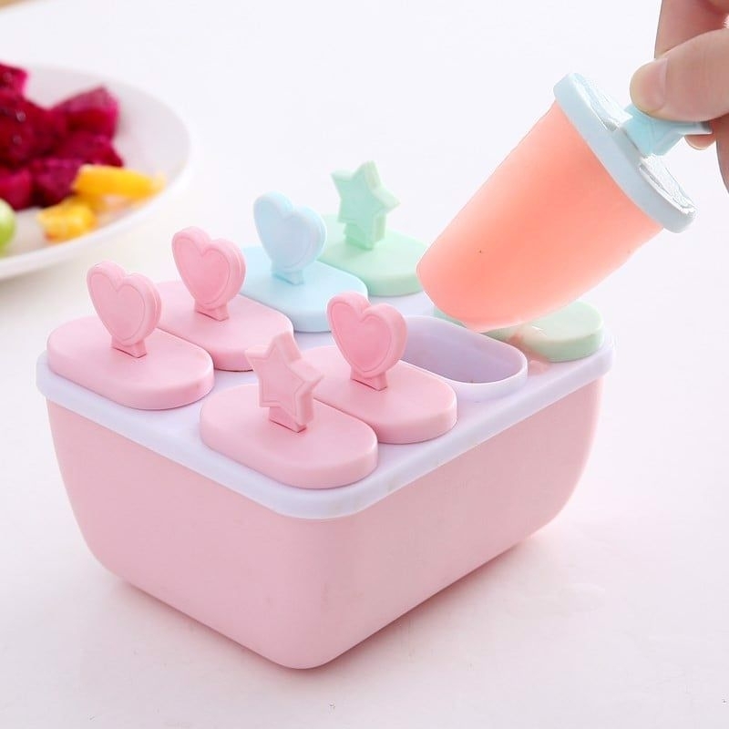 Khuôn Làm Kem 8 ngăn( Màu Ngẫu Nhiên)