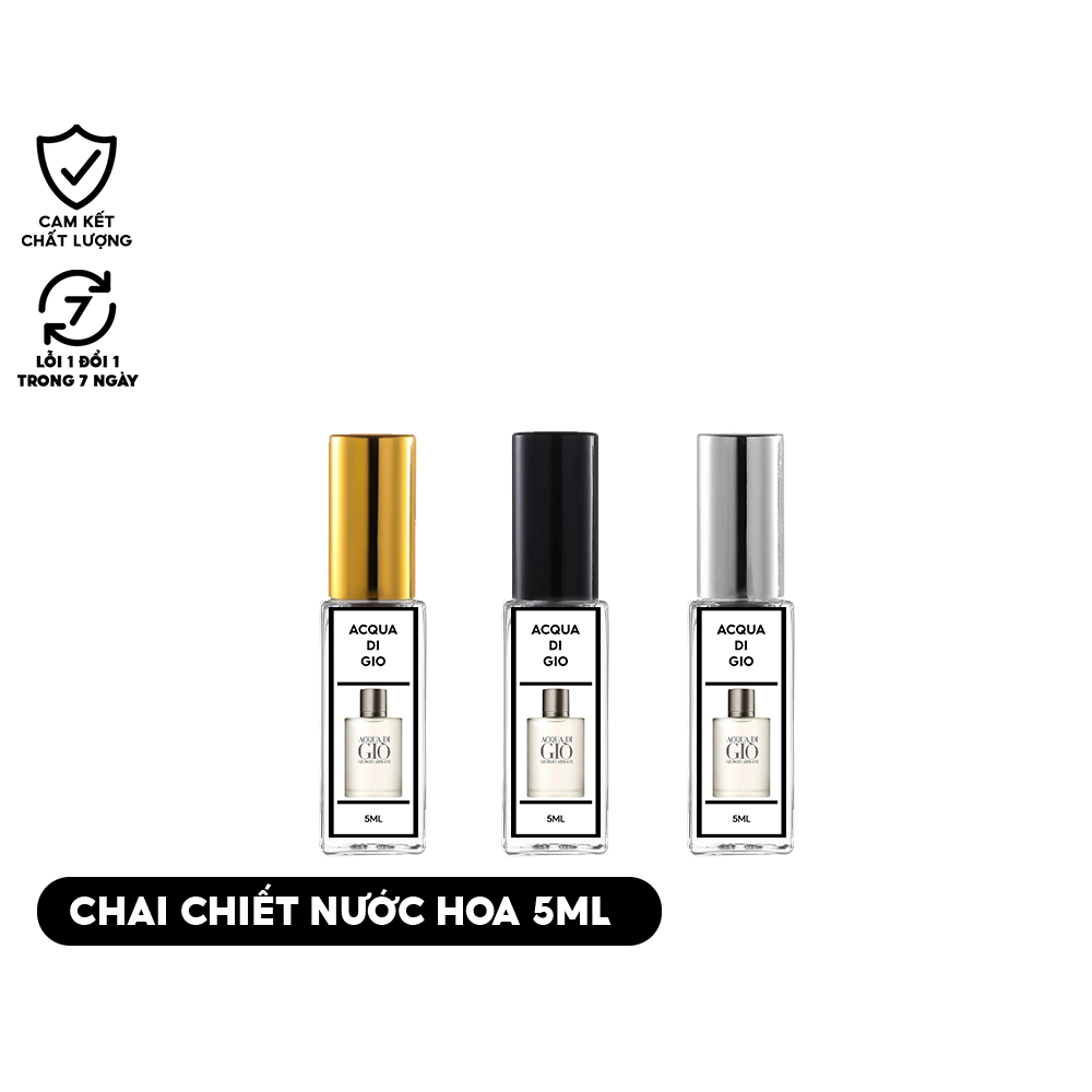 Tem nhãn dán chiết nước hoa 5ml, 10ml, 20ml... đã cắt sẵn tất cả các mùi