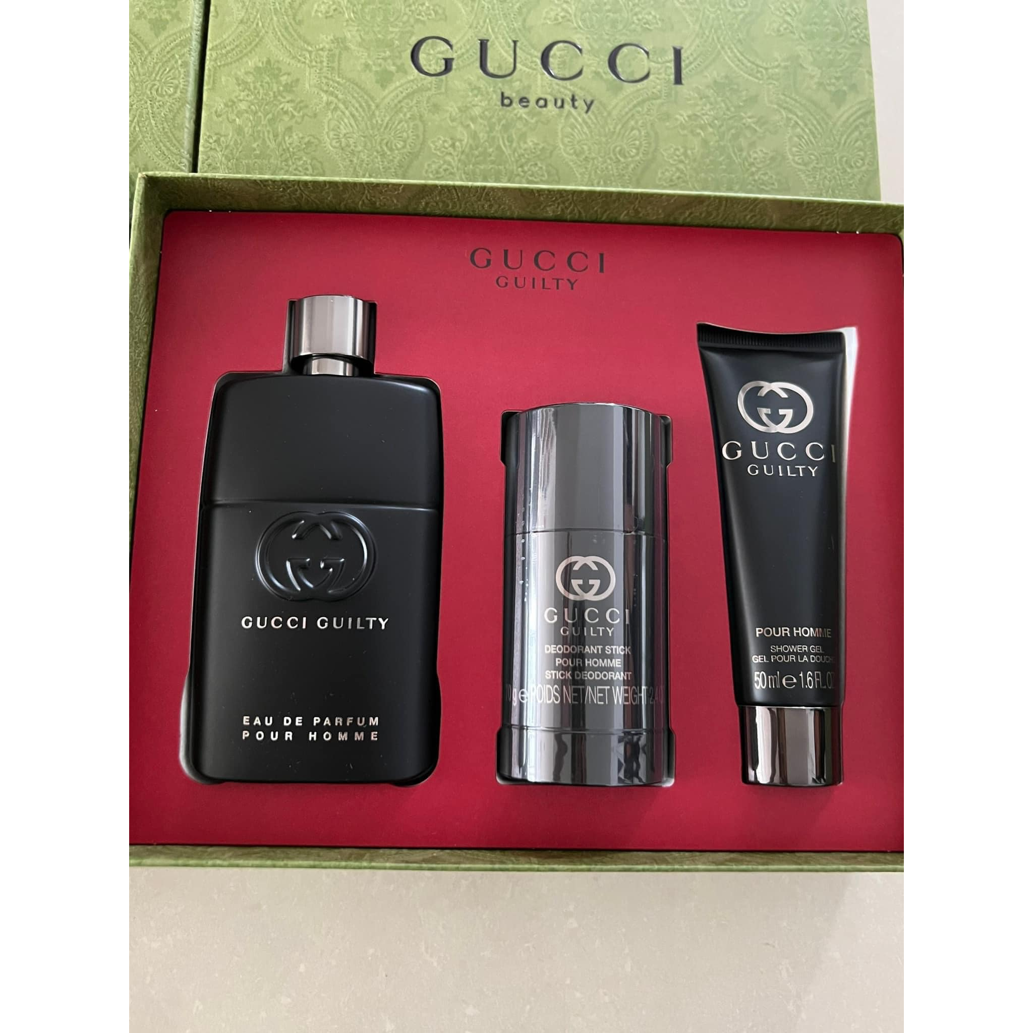 Bộ Quà Tặng Nước Hoa Gucci Guilty Pour Homme EDP Giftset Chính Hãng
