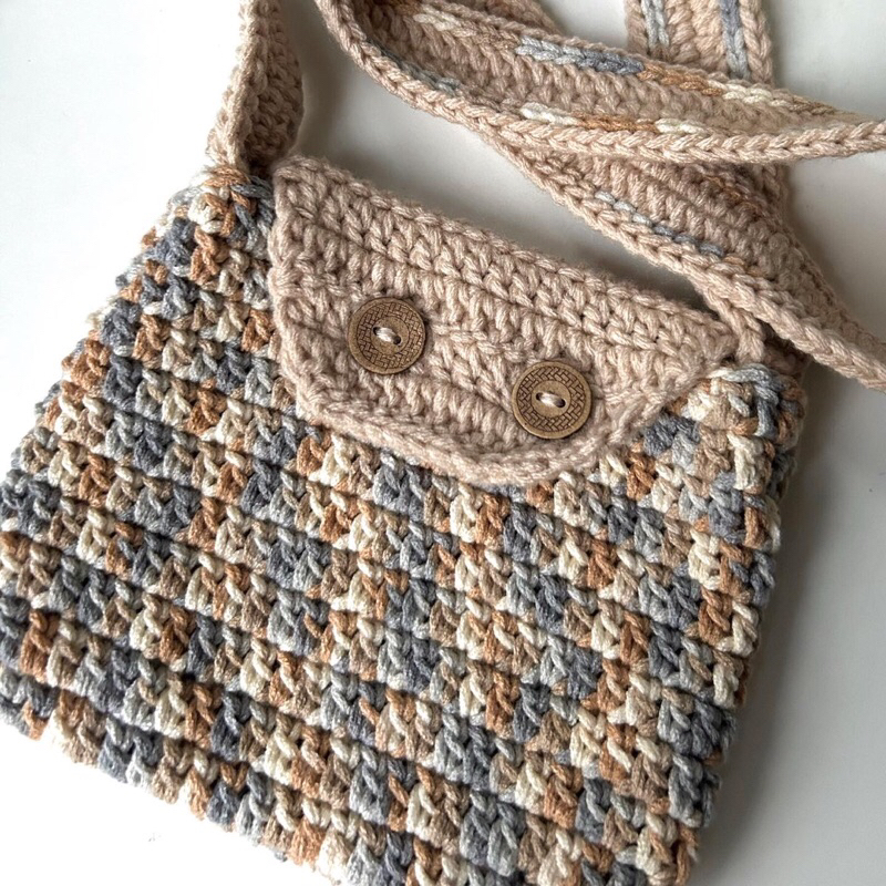 TÚI LEN ĐEO CHÉO HANDMADE VINTAGE