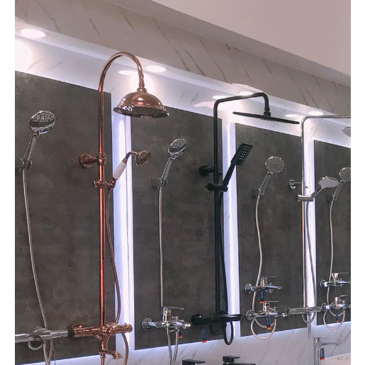 Sen cây tắm màu vàng hồng cài nhiệt độ Aladdin rose gold 02