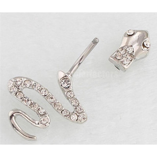 Khuyên rốn hình rắn bằng thép không gỉ thời trang giá rẻ