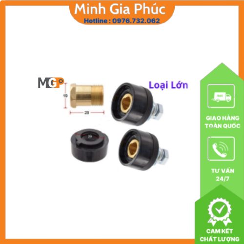 Bộ 2 cọc cái DKJ35-50 (Cái) dùng cho máy hàn điện tử, làm bằng chất liệu cao cấp