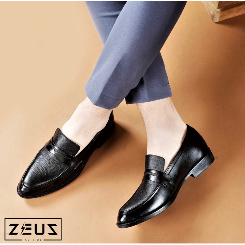 Giày Loafer Nam, Giày Lười Nam Da Bò Cao Cấp Tăng Chiều Cao