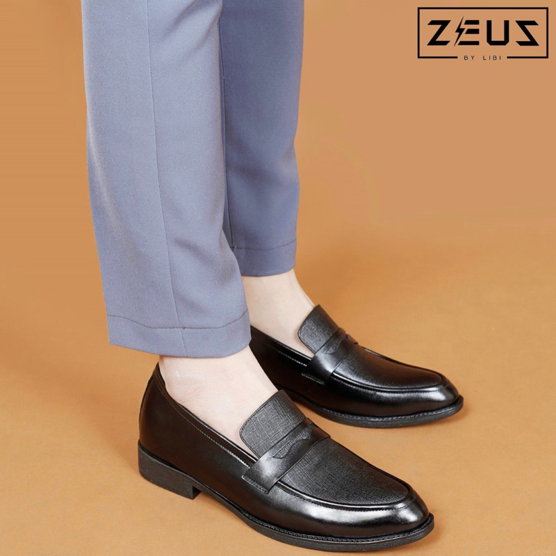 Giày Loafer Nam, Giày Lười Nam Da Bò Cao Cấp Tăng Chiều Cao