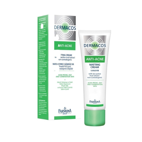 Dermacos Kem Dưỡng Giảm Bóng Nhờn, Ngừa Mụn Farmona Dermacos Anti Acne Matting Cream 50ml - HIN BEAUTY