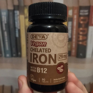 Vegan - deva vegan chelated iron - viên bổ sung sắt dành cho người ăn chay