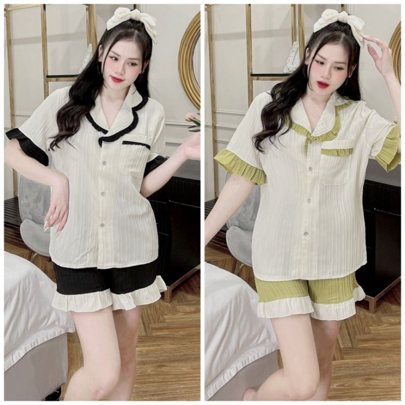 Bộ Pyjama xốp gân đùi BÈO
