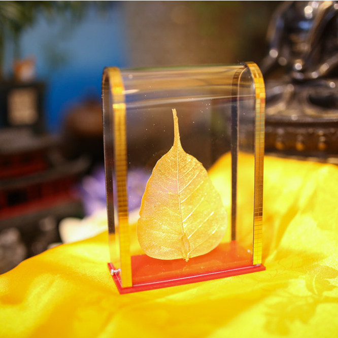 Lá Bồ Đề Dát vàng Ấn Độ BDT0010