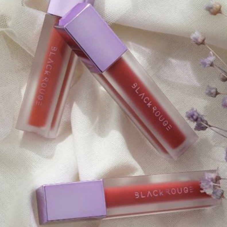 Son Kem Lì Black Rouge Màu A12 Nâu Đỏ Air Fit Velvet Tint