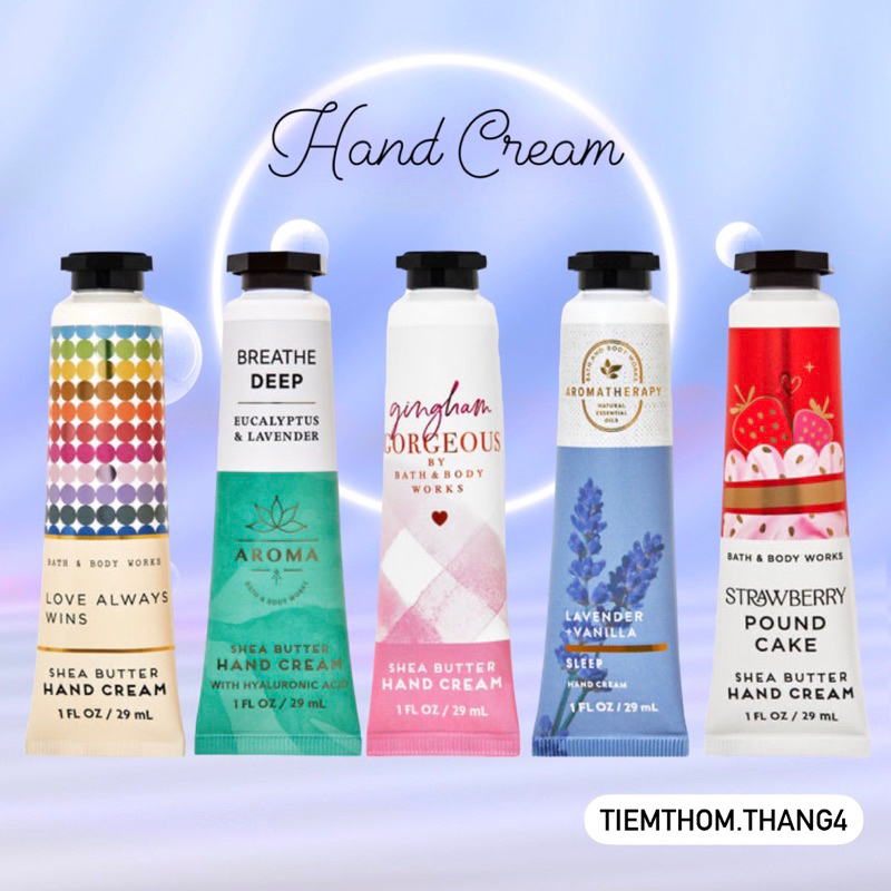 •𝐊𝐞𝐦 𝐝𝐮̛𝐨̛̃𝐧𝐠 𝐝𝐚 𝐭𝐚𝐲• Bath & Body Works - Hand Cream