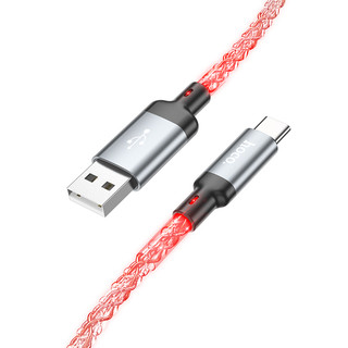 Cáp sạc có đèn led Hoco U112 cho typeC/Ip 1M