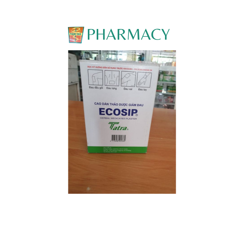 Cao Dán Thảo Dược Giảm Đau Ecosip Tatra - Gói 5 miếng
