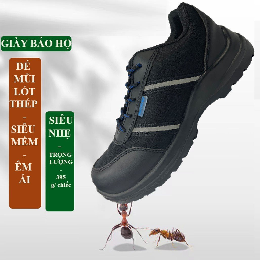 Giày bảo hộ lao động nam SHOUHU 21023 chống cháy chống thấm nước mũi sắt đế sắt