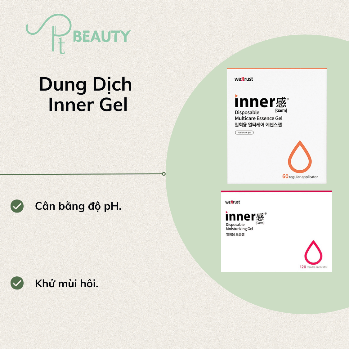 Vệ Sinh Phụ Nữ Thế Hệ Mới Inner Gel Hàn Quốc