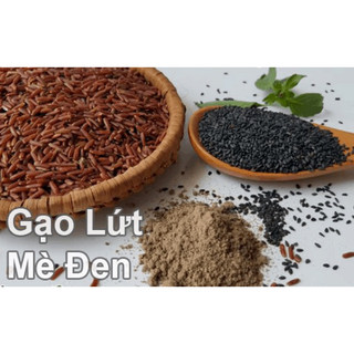 1kg Bột gạo lứt mè đen đã rang chín