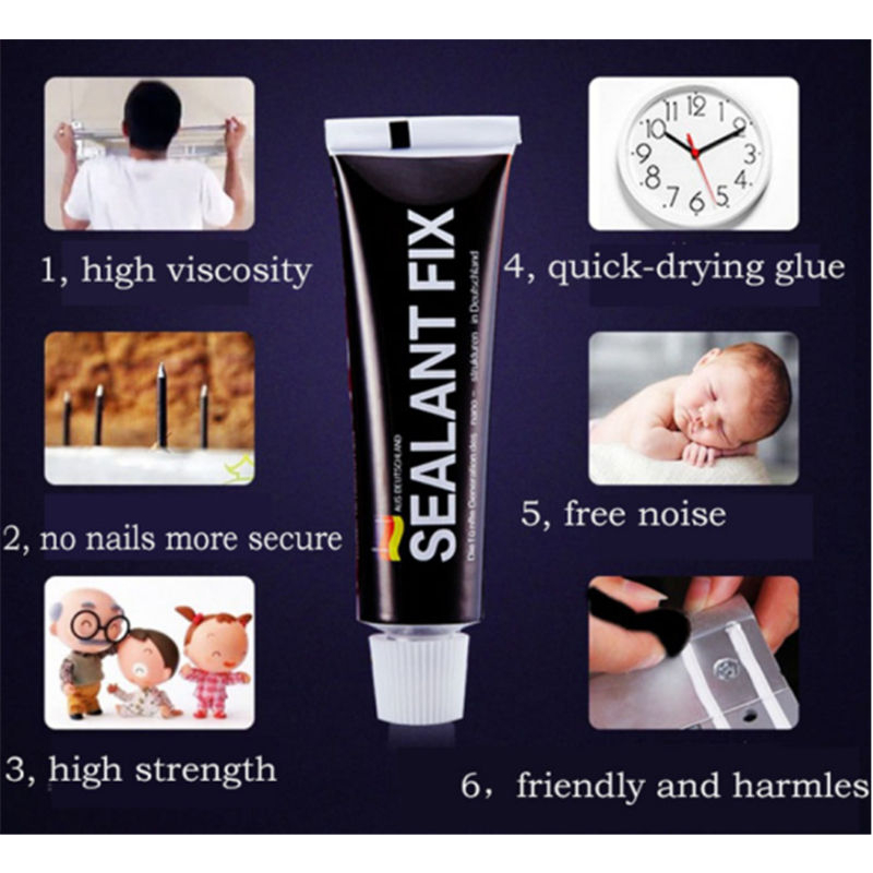 Keo dán sắt SEALANT FIX đa năng 6g , dán mọi bề mặt đồ thất siêu chắc - PK158