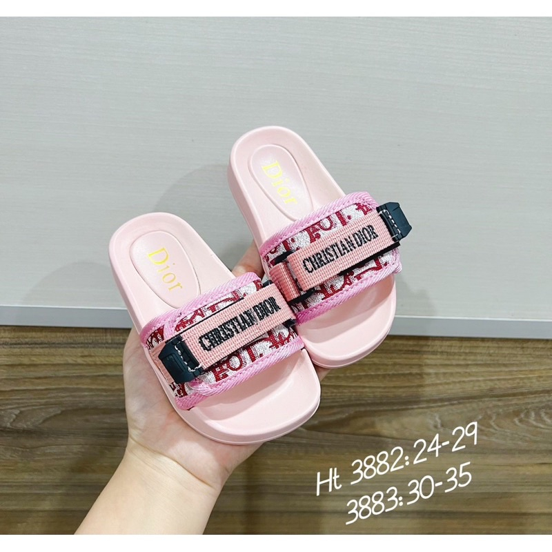 Dép lê thời trang hè 2023 cho bé trai bé gái, dép lê di or cực hót sz24-35