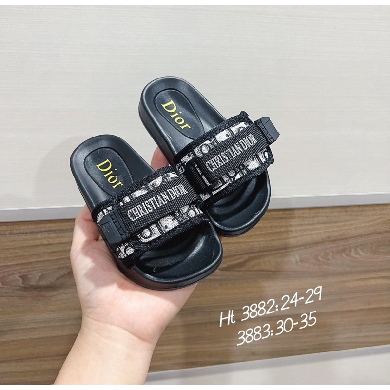 Dép lê thời trang hè 2023 cho bé trai bé gái, dép lê di or cực hót sz24-35