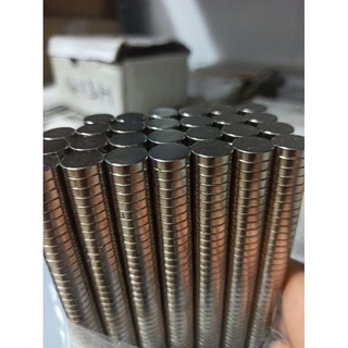 Nam châm viên phi 12mm nhiều độ dày khác nhau, lực hút siêu mạnh