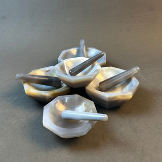 Cối chày mã não, xay nghiền mẫu thí nghiệm biohall 80mm, 100mm, 120mm