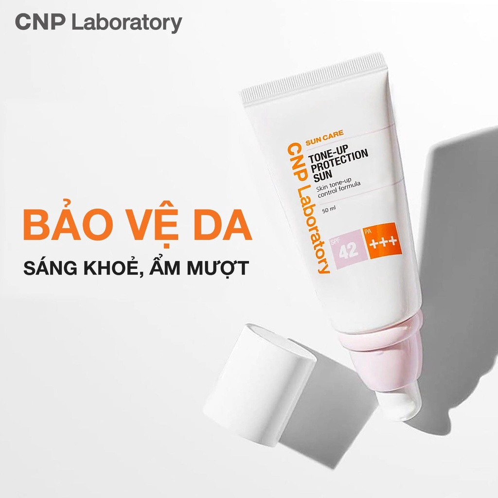 Kem chống nắng nâng tone kiềm dầu CNP Laboratory Tone-Up Protection Sun SPF42/PA+++ 50 gram