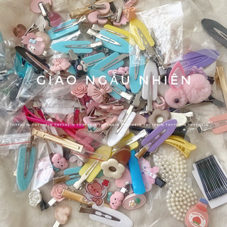 Kẹp tóc phụ kiện thời trang GIAO NGẪU NHIÊN nhiều hình cute dễ thương , kẹp tóc nhiều màu
