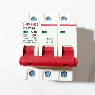 Aptomat mcb 3p 2p 40a 50a cb chống rò 30ma