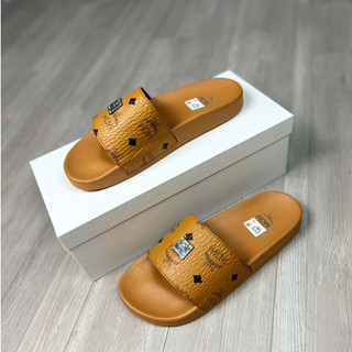Dép MCM Quai Da Cao Cấp Full Box