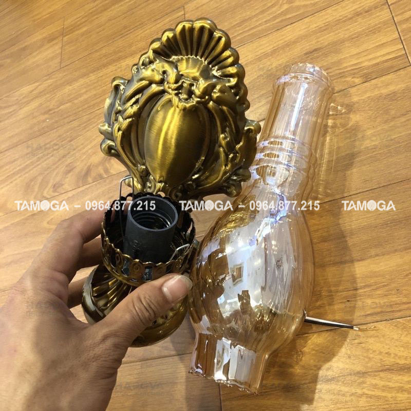 Đèn tường trang trí TAMOGA JILIA 390 + Kèm bóng 3 màu E27